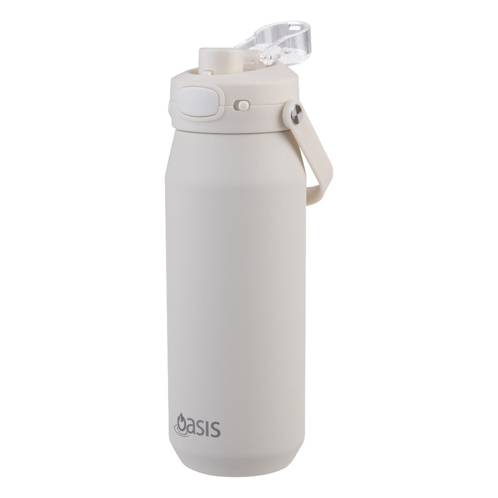 Oasis Ceramic Lined 'Capri' Drink Bottle 750ml - Alabaster