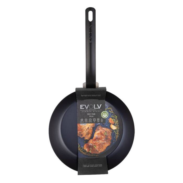 Evolv Pre-Seasoned Carbon Steel Fry Pan 26cm