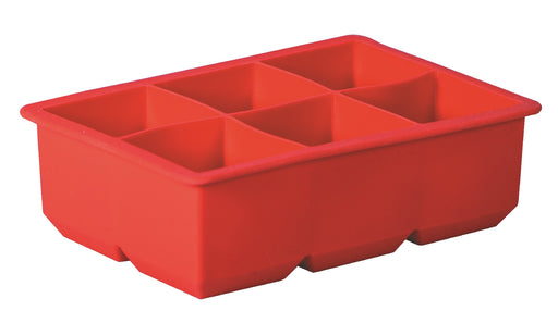 Avanti Silicone 6 Cup Ice Cube Tray - Red