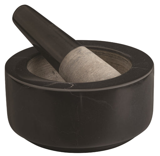 Avanti Straight Edge Mortar & Pestle - Black