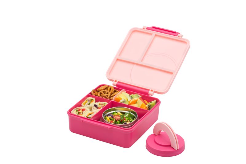 Avanti Yum Yum Bento Box with Insulated Jar - Pink