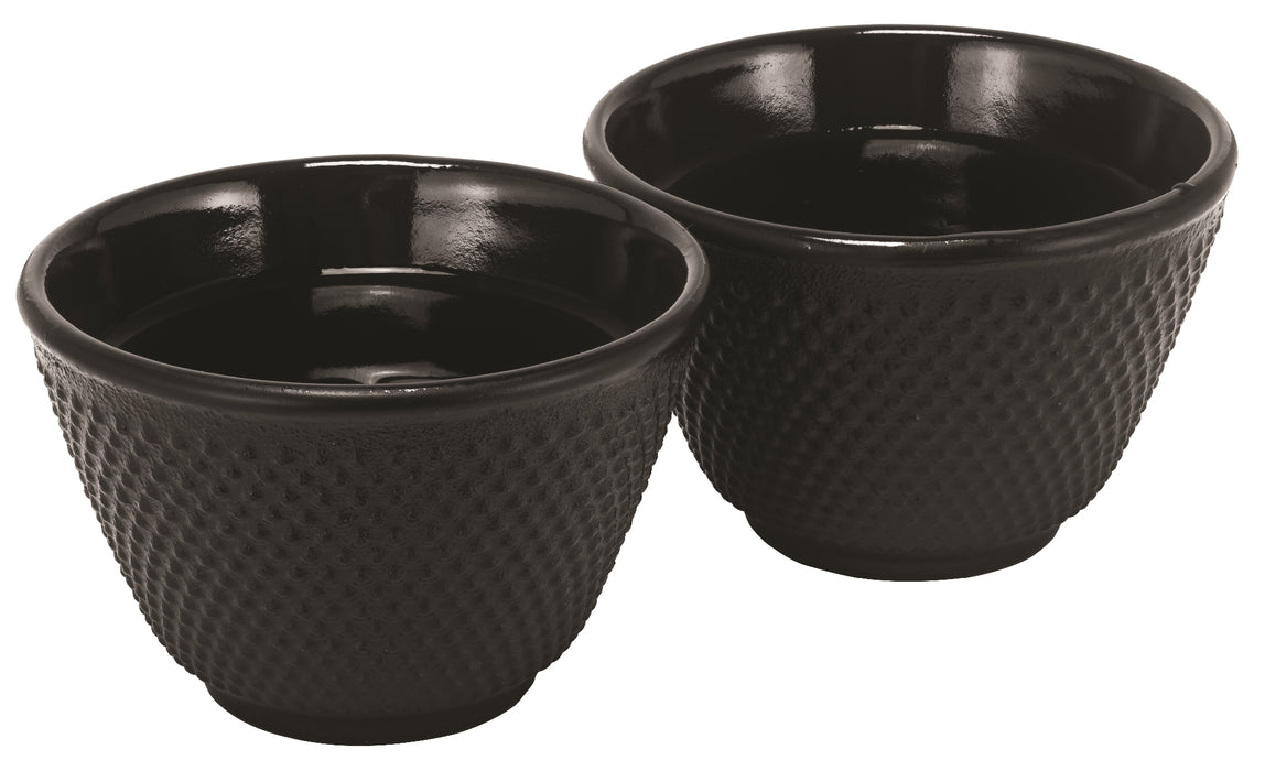 Avanti Hobnail Cast Iron Tea Cups - Set of 2