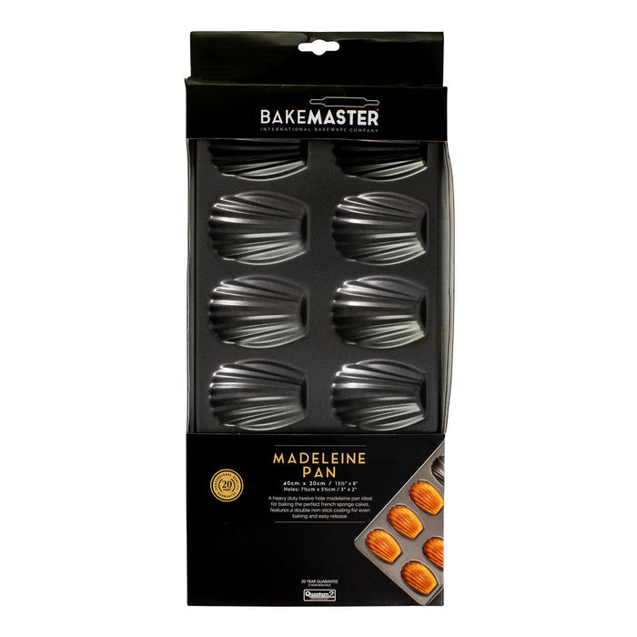 Bakemaster Madeleine Pan 12 Cup - Non Stick