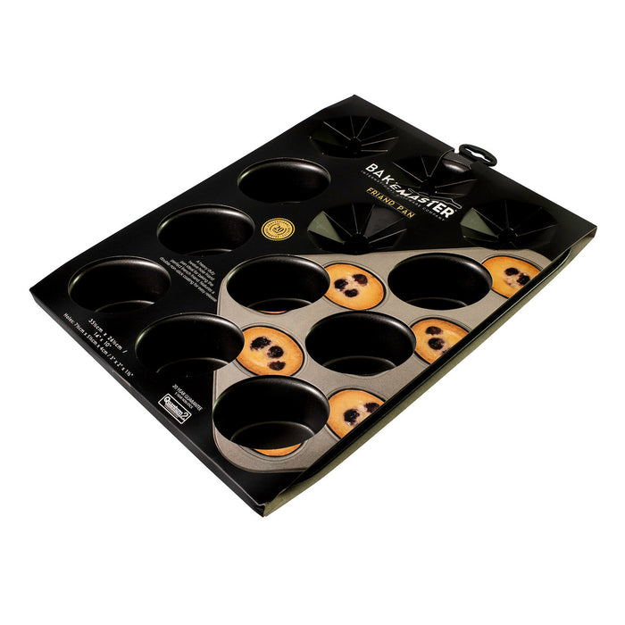 Bakemaster 12 Cup Friand Pan 26.5x35.5cm