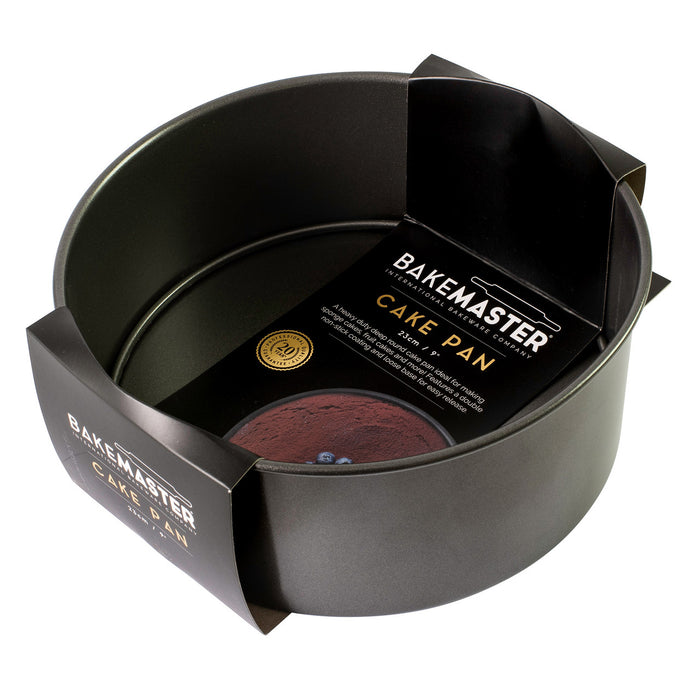 Bakemaster Loose Base Round Deep Cake Pan 23x8cm - Non Stick