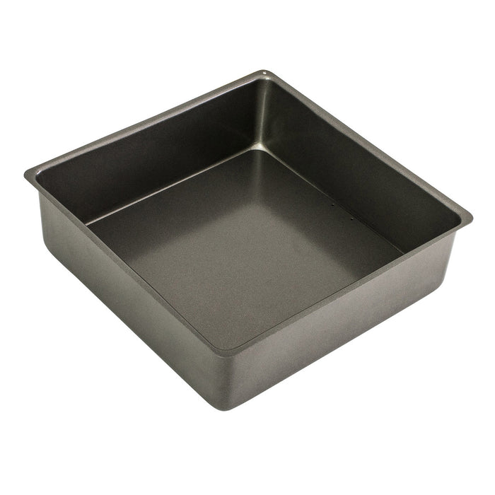 Bakemaster Loose Base Square Cake Pan 25x8cm - Non Stick