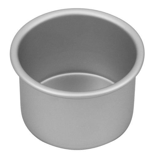 Bakemaster Silver Anodised Round Cake Pan 10x7.5cm