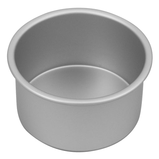 Bakemaster Silver Anodized Round Cake Pan 12.5x7.5cm