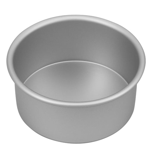 Bakemaster Silver Anodized Round Cake Pan 15x7.5cm