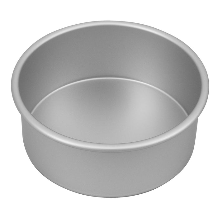 Bakemaster Silver Anodized Round Cake Pan 17.5x7.5cm