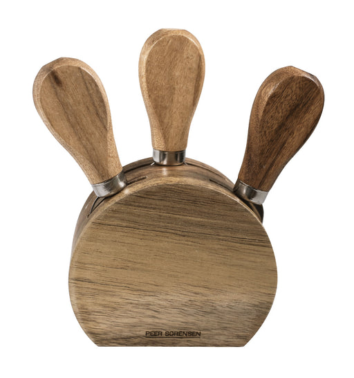Peer Sorensen 4 Piece Cheese Block Set Acacia