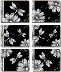 Cinnamon 'Night Garden' Coasters set of 6