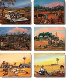 Cinnamon 'Kelpie Kapers' Placemats Set of 6