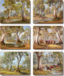 Cinnamon 'Redgum Country' Placemats Set of 6 