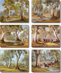 Cinnamon 'Redgum Country' Coasters Set of 6