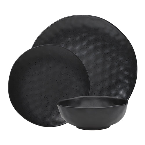 Ecology Speckle Dinnerset 12pc - Ebony