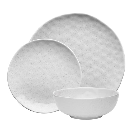 Ecology Speckle Dinnerset 12pc - Milk