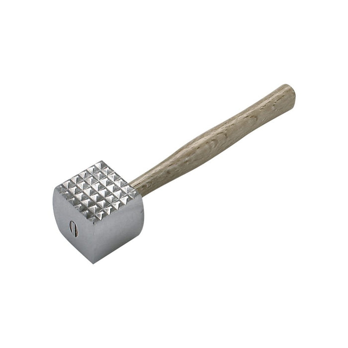 Chef Inox Meat Tenderizer - Wooden Handle/Aluminium Head