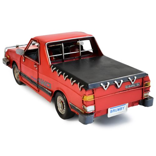 BI 1986 Subaru Brumby Ute 33cm - Red