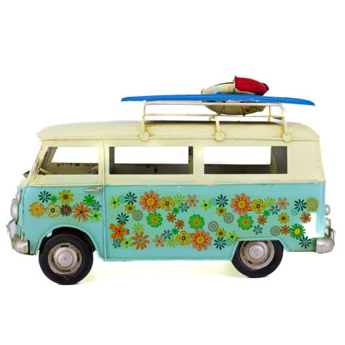 BI VW Kombi - Flower Van White Top 25cm
