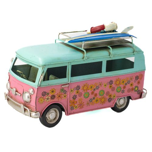 BI VW Kombi - Flower Van Blue Top 25cm