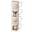Ashdene Farmyard Faces '2' Stackable 4 Mugs