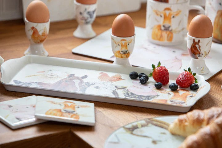 Ashdene Farmyard Faces '2' Sandwich Tray