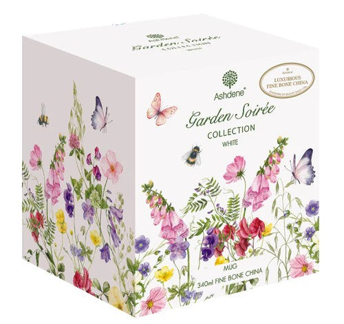 Ashdene Garden Soiree Can Mug - White