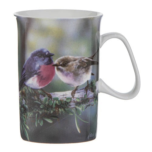Ashdene Australian Small Birds Mug - Pink Robin