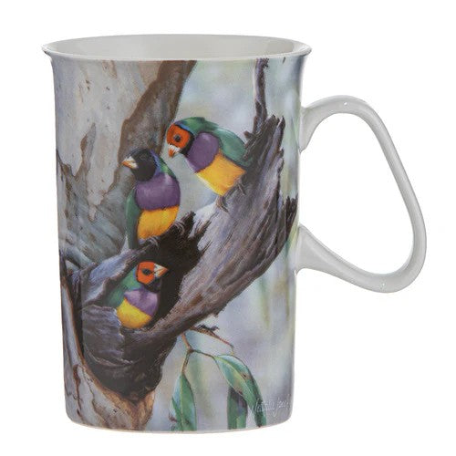 Ashdene Australian Small Birds Mug - Gouldian Finch