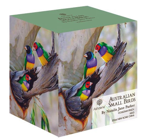Ashdene Australian Small Birds Mug - Gouldian Finch