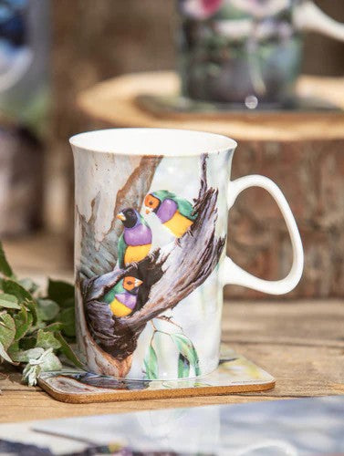 Ashdene Australian Small Birds Mug - Gouldian Finch