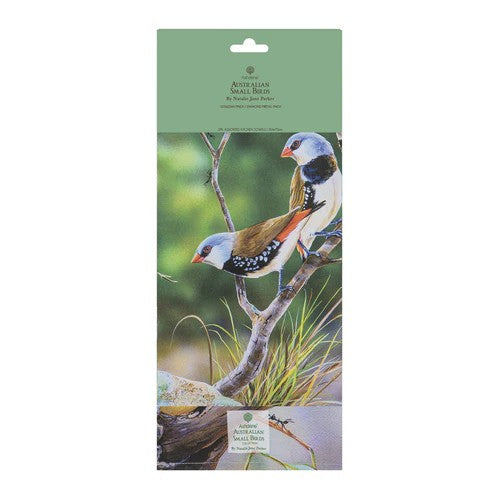 Ashdene Small Birds Kitchen Towel 2pk - Finch