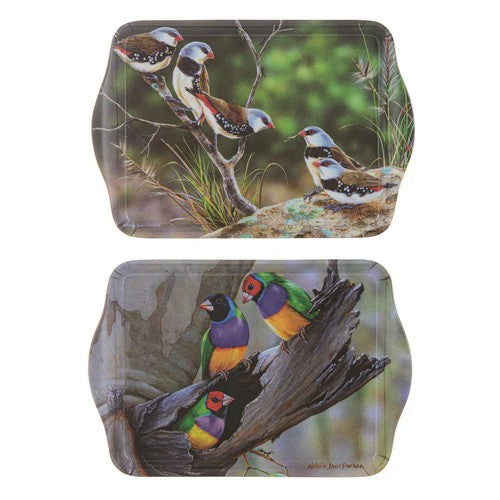 Ashdene Small Birds Scatter Tray 2pk - Finch
