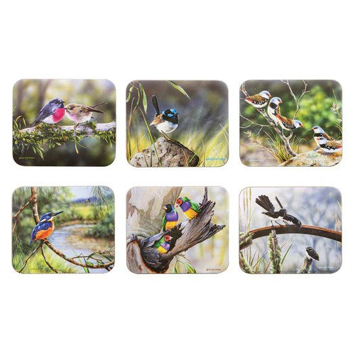 Ashdene Small Birds Coaster 6pk