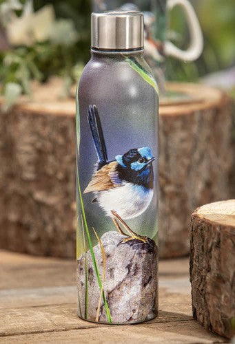 Ashdene Small Birds Drink Bottle - Blue Wren