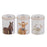 Ashdene Farmyard Faces Canister Set of 3