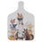 Ashdene Farmyard Faces Serving Board