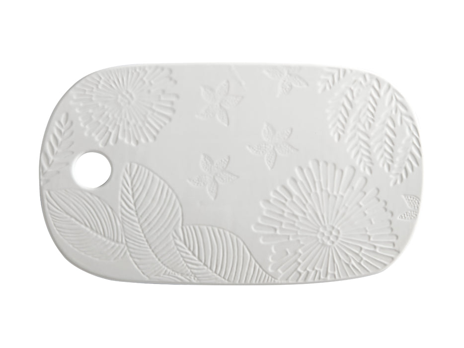 MW Panama Cheese Platter 40x23cm White Gift Boxed
