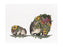 MW Marini Ferlazzo Australian Families Tea Towel 50x70cm Wombat