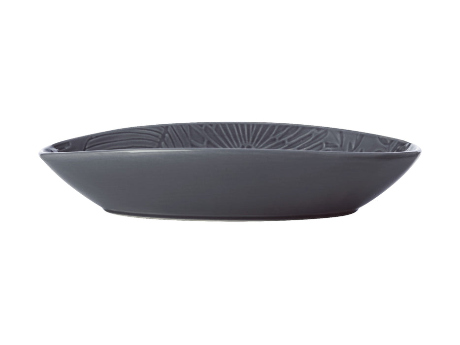 MW Panama Oval Serving Bowl 24x17cm Grey Gift Boxed