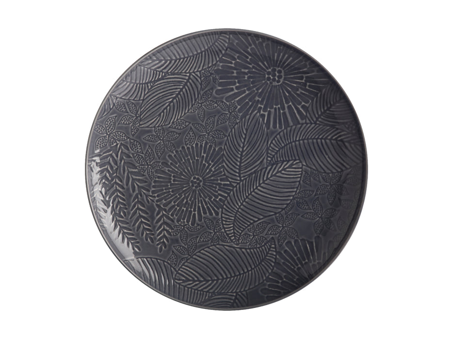 MW Panama Round Platter 36cm Grey Gift Boxed