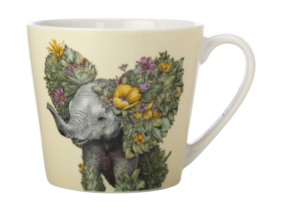 MW Marini Ferlazzo Wild Planet Mug 370ML Elephant Gift Boxed