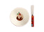 MW Kasey Rainbow Sparkly Season Dip & Spreader Set Red Gift Boxed