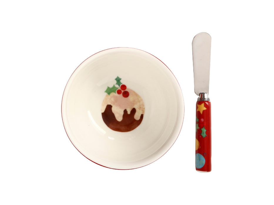 MW Kasey Rainbow Sparkly Season Dip & Spreader Set Red Gift Boxed