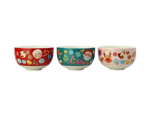 MW Kasey Rainbow Sparkly Season Bowl 10cm Set of 3 Gift Boxed