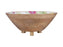 MW Royal Botanic Gardens Native Blooms Footed Bowl Wood Enamel 30x12.5cm