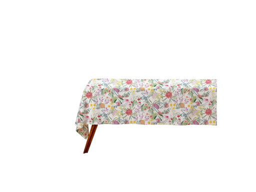 MW Royal Botanic Gardens Native Blooms Cotton Rectangular Tablecloth 270x150cm