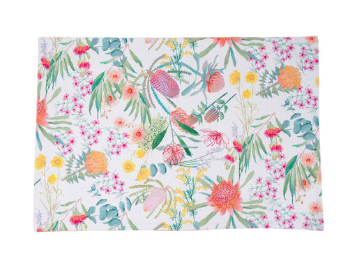 MW Royal Botanic Gardens Native Blooms Cotton Placemat 45x30cm