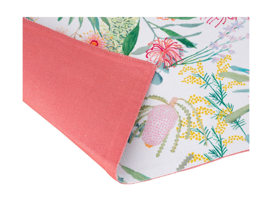 MW Royal Botanic Gardens Native Blooms Cotton Placemat 45x30cm